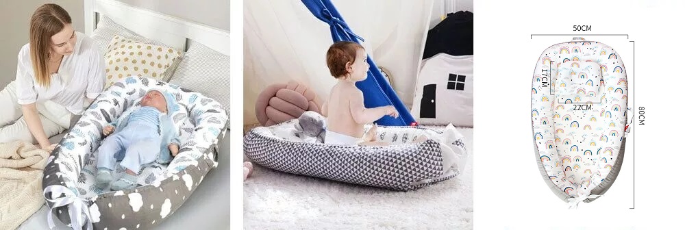 Portable Baby Lounger Snuggle Nest 12