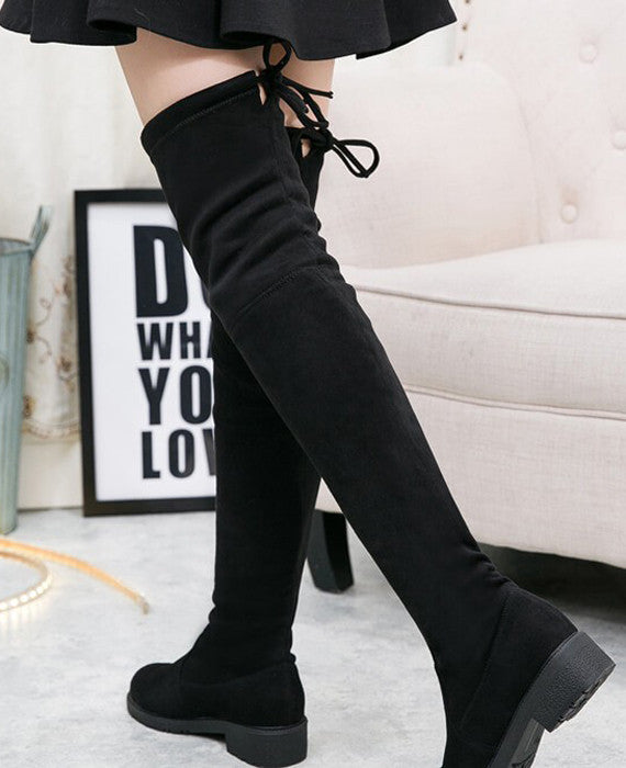 Black Over the Knee Boots