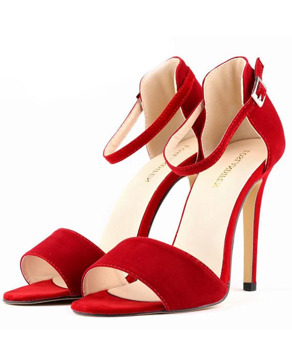 Princess High-heeled Shoes Open Toe Sandals Summer Dress Shoes