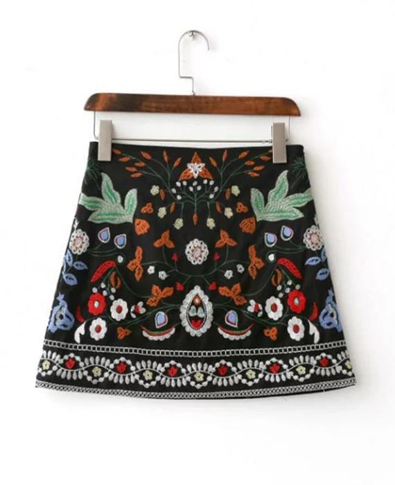 Long Flared Ethnic Designer Sanganeri Cotton Short Skirt, Size: Large at Rs  1000/piece(s) in Jaipur