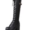 Platform Knee High Boots