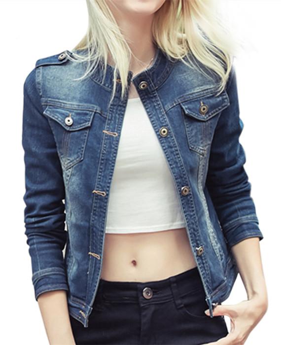 Vintage Casual Coat Denim Jackets