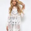 Sexy Lace Full Sleeve Sun-protective Beach Dresses