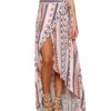 Floral Print Boho Tribal Maxi Summer Beach Dress