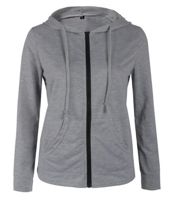 Womens Zip Up Hoodie Jacket