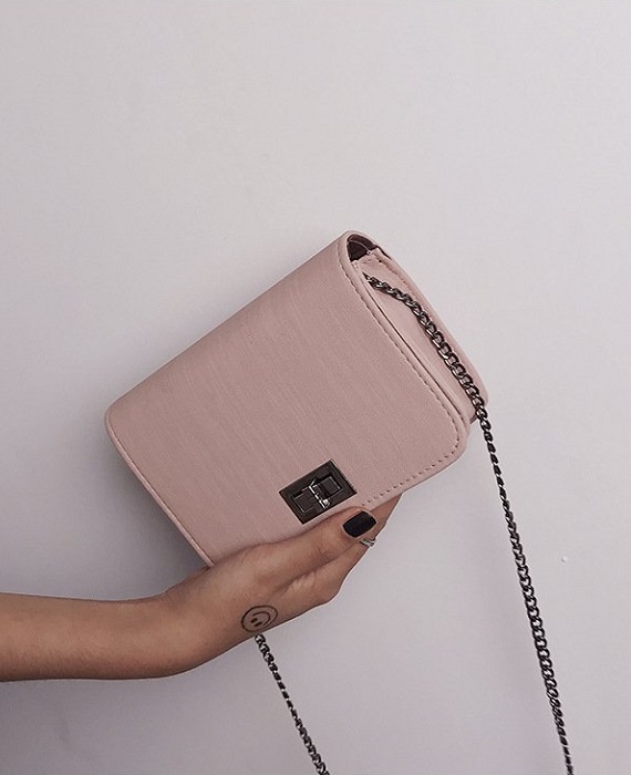 Fashion Pu Leather Square Shoulder Bag (3)