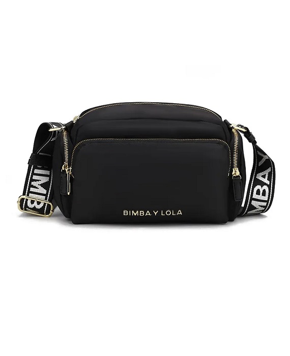 Solid Nylon Crossbody Bag 1