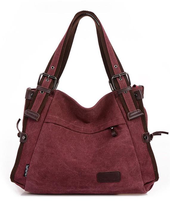 3 Colors Casual Canvas Shoulder Messenger Bags