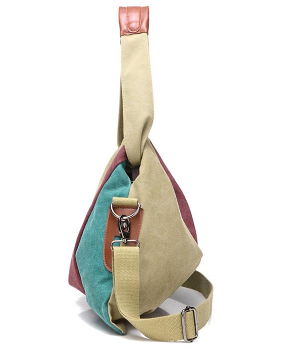Vintage Canvas Shoulder Bag Fashion Messenger Crossbody Bag