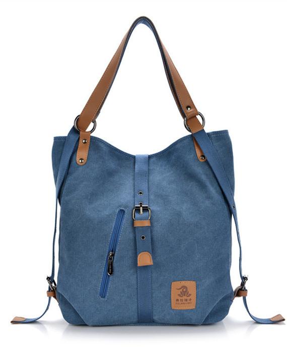 Casual Canvas Multi-functional Handbag Shoulder Bag