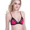 Triangle Cup Bra without Push Up Front Closure Sleep Bra