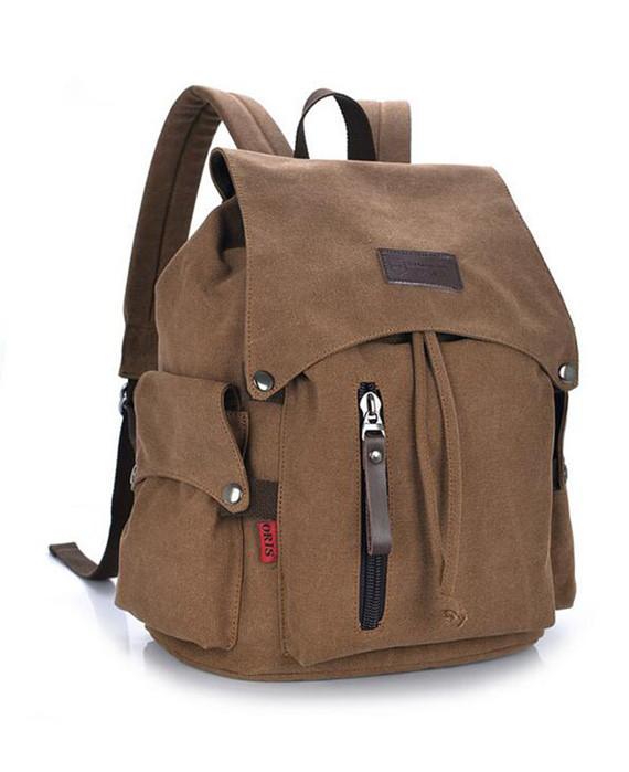 Large Capacity Travel Durable Canvas Backpacks