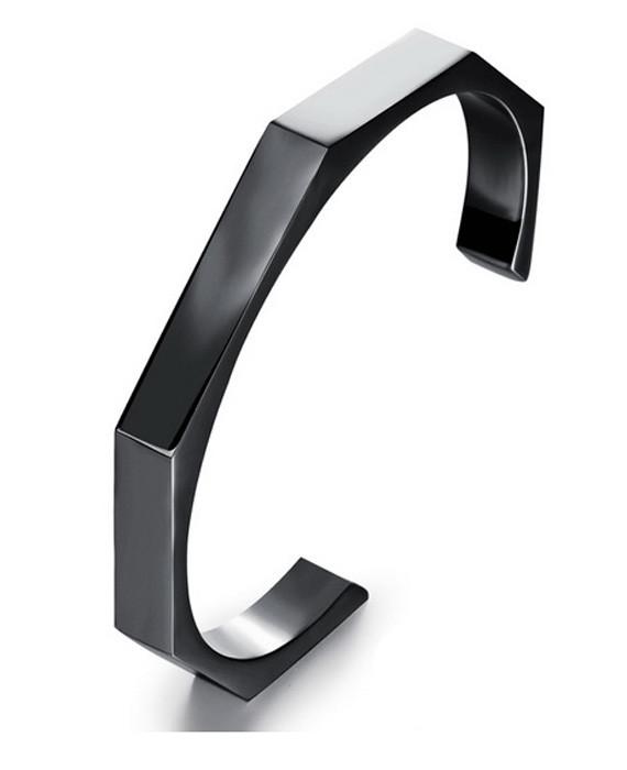 Lover's Stainless Steel Open Mouth Bracelet