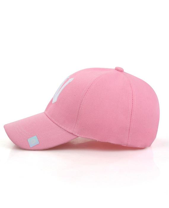 Baseball Cap Solid Color Leisure Hats N Letter Cap