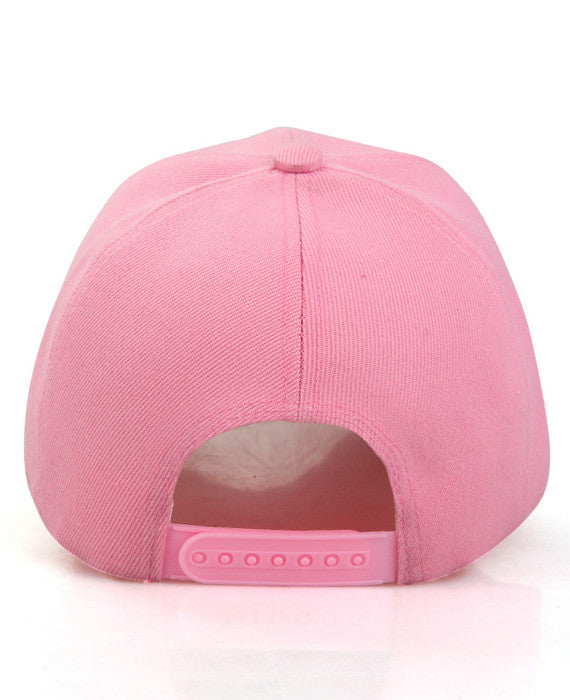 Baseball Cap Solid Color Leisure Hats N Letter Cap
