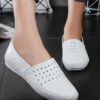 Cut Out Slip on PU Spring/Summer Flats Loafers