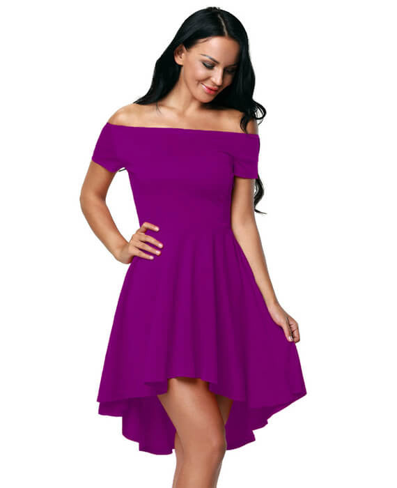 Off the Shoulder Casual Dress
