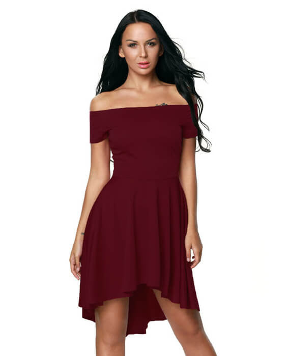 Off the Shoulder Casual Dress