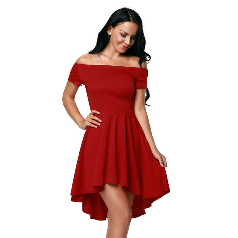 Off the Shoulder Casual Dress