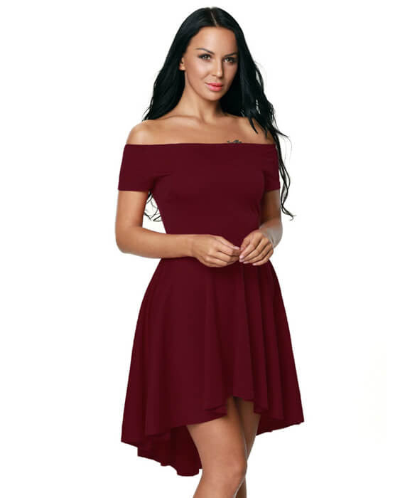 Off the Shoulder Casual Dress