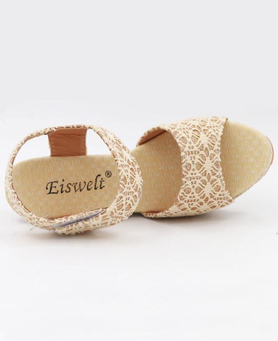 Open Toe Fish Head High Heels Wedge Sandals