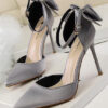 Sweet Butterfly-knot Thin High Heels Shoes