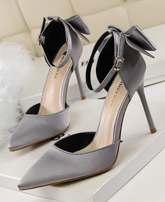 Sweet Butterfly-knot Thin High Heels Shoes