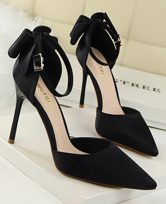 Sweet Butterfly-knot Thin High Heels Shoes