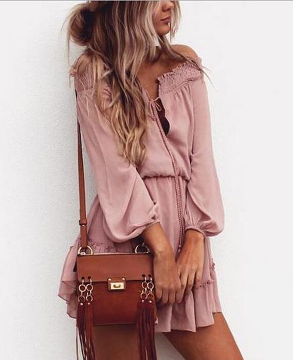 Off the Shoulder Beach Dress