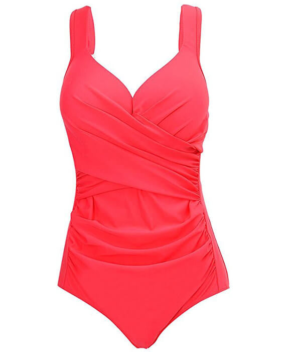 One-Piece V-neck Push Up Swimsuits