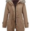 Womens Parka Coats with Fur Hood