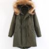 Cotton Padded Long Parka Jacket