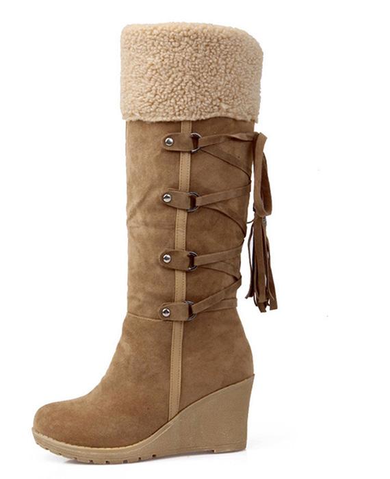Winter Knee High Boots