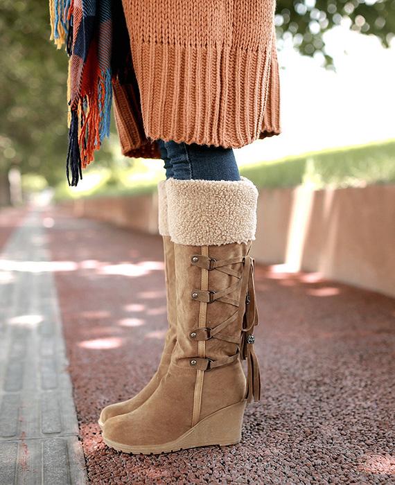 Winter Knee High Boots