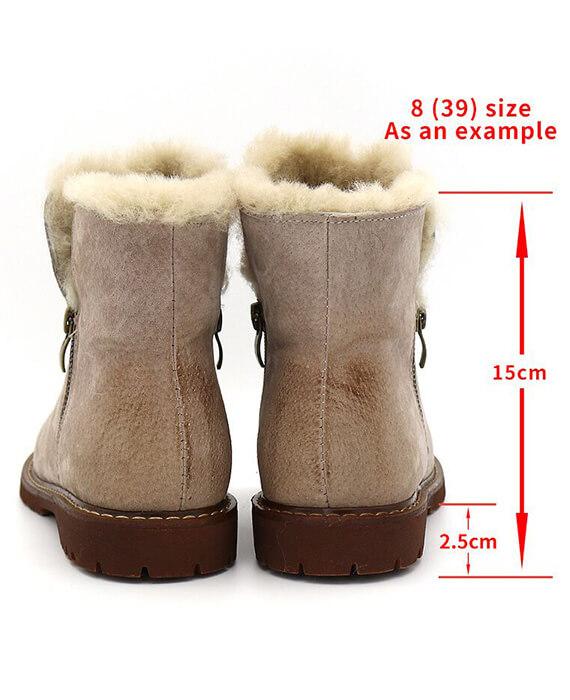 Suede Plush Cashmere Warm Ankle Boots-6