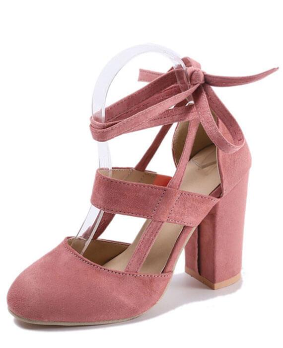 Gladiator Lace Up High Heels Sandal