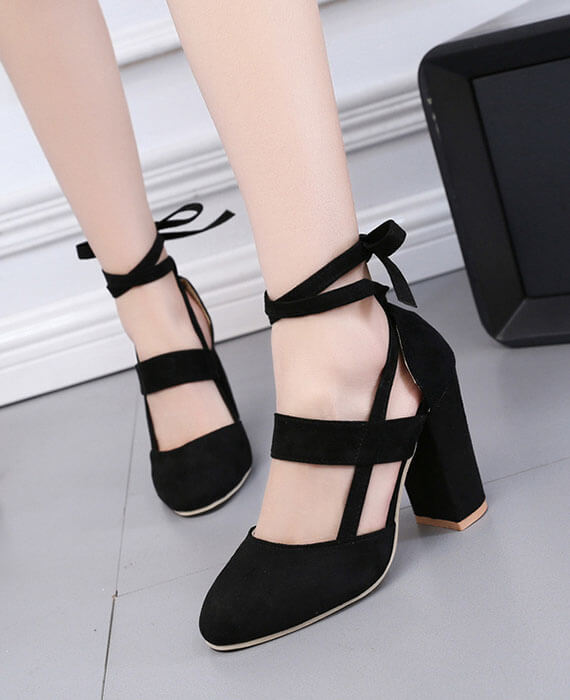 Gladiator Lace Up High Heels Sandal