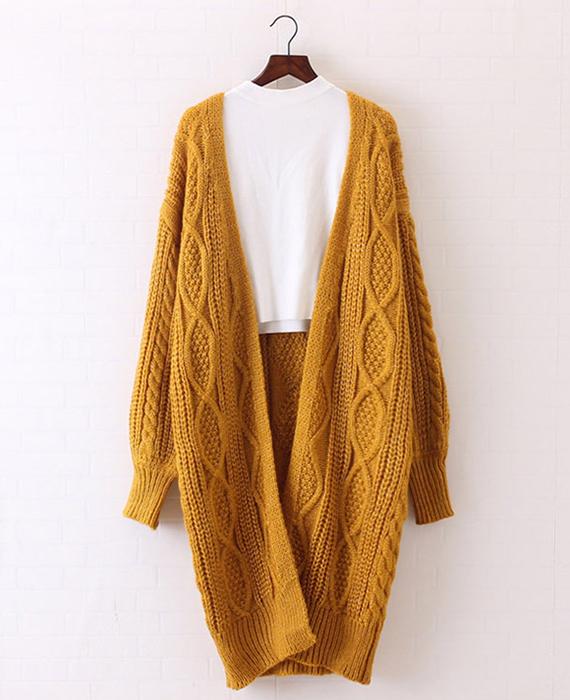 Open Stitch Poncho Knitting Sweater Cardigans
