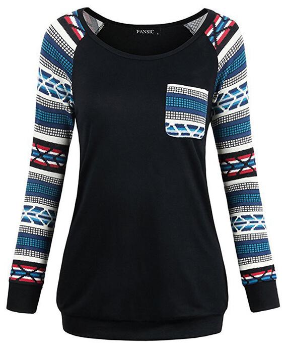 Tunic Floral Printed O-Neck Shirt