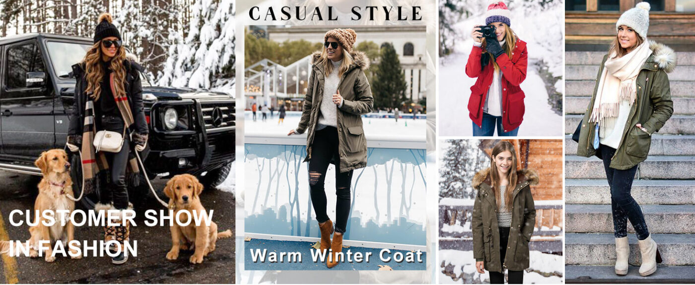 Thicken Fur Lined Jacket Winter Warm Coat For Women 1