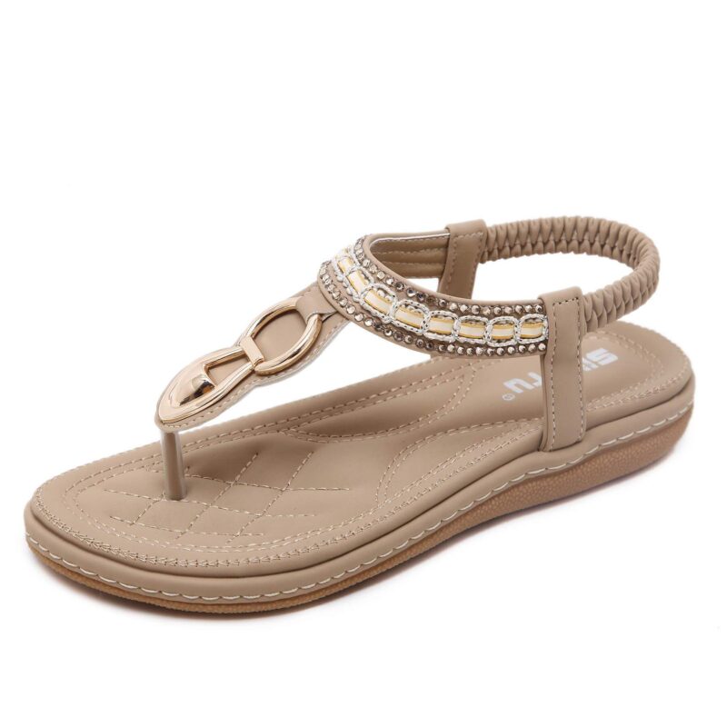 Summer Bohemia Rhinestone Casual Sandals