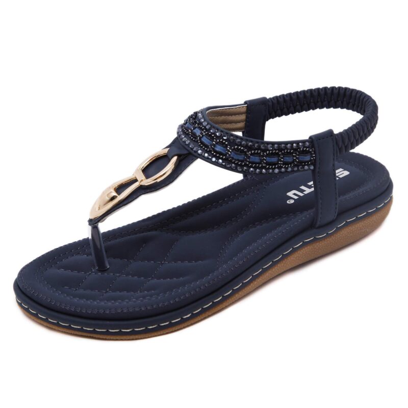 Summer Bohemia Rhinestone Casual Sandals