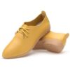 Ballet Leather Round Toe Flats Shoes