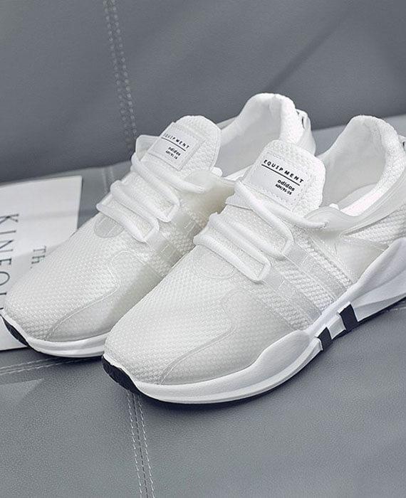 Breathable Mesh Lace Up Lightweight Sneakers