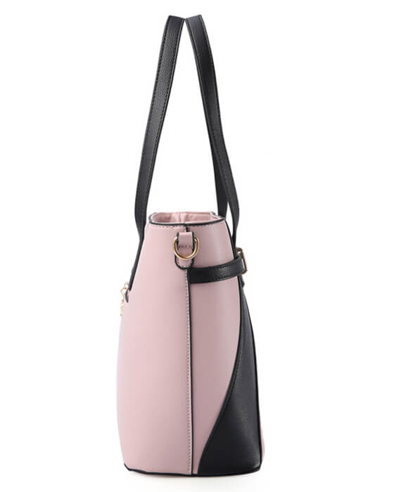 5 Colors Patchwork Large Capacity Tote Handbag-7