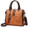 Luxury PU Leather Top Handle Crossbody Bags