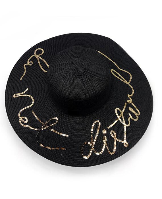 Beach Vacation Letter Wide Brim Sun Hats