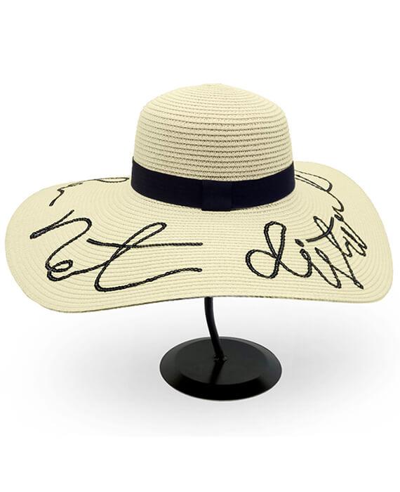 Beach Vacation Letter Wide Brim Sun Hats
