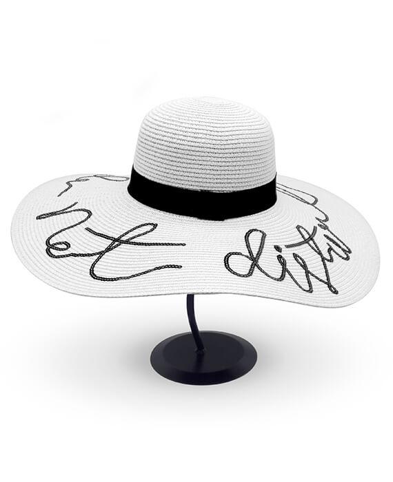 Beach Vacation Letter Wide Brim Sun Hats