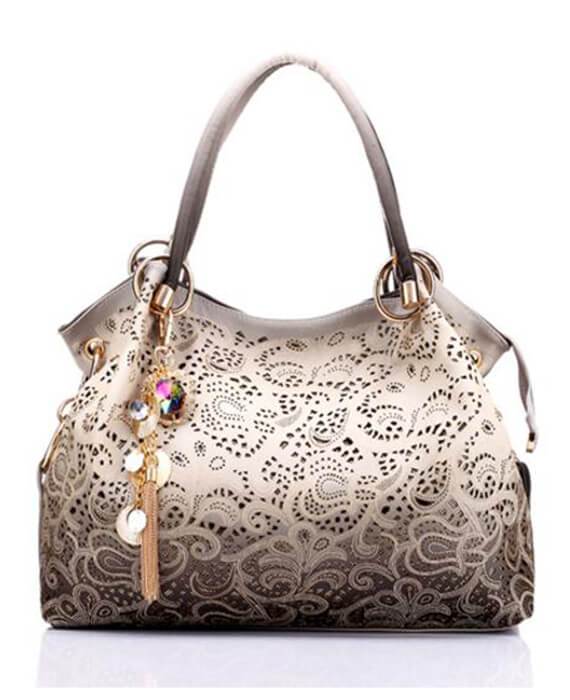 Beautiful Printing Flower Sweet Shoulder Bag